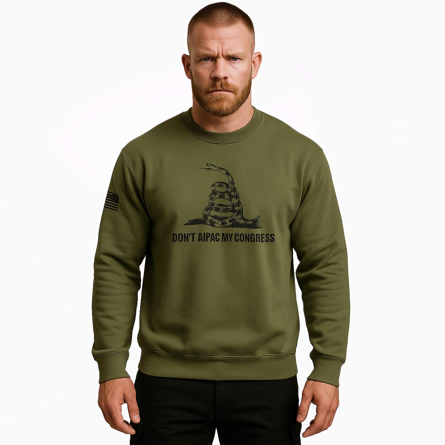 Don't Aipac My Congress Crewneck Sweatshirt