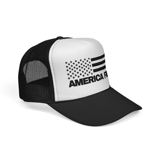 America First Snapback Trucker Cap