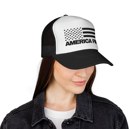 America First Snapback Trucker Cap