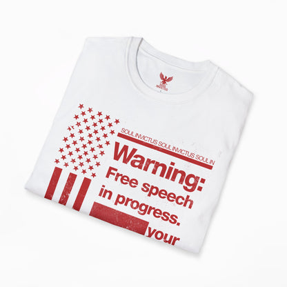 Warning: Free Speech T-shirt