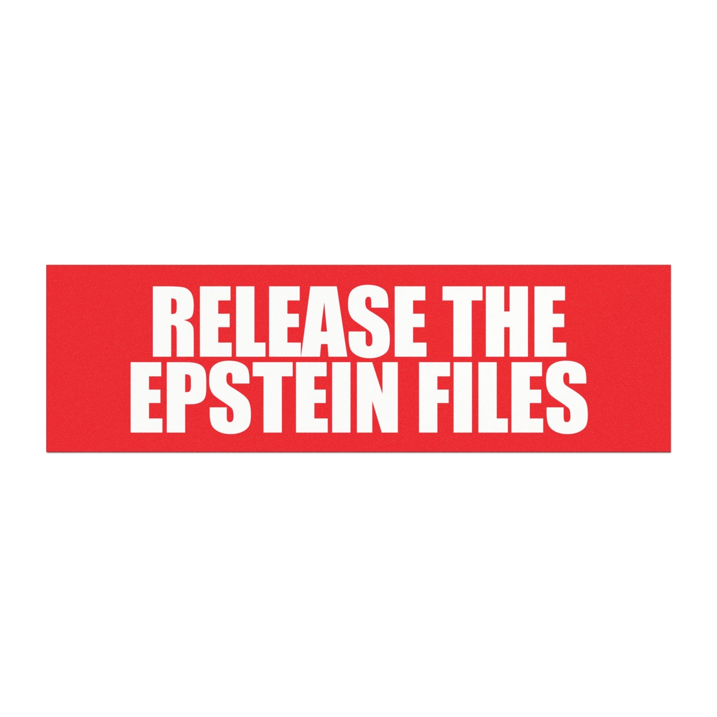 Release The Epstein Files | Car Magnet