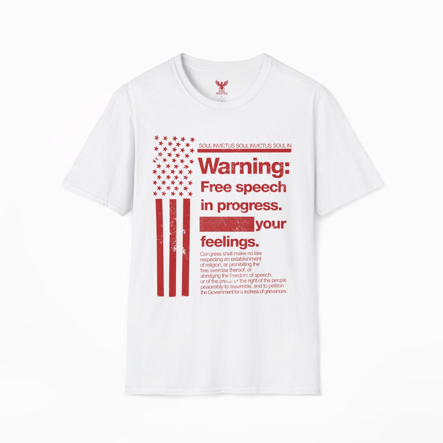 Warning: Free Speech T-shirt