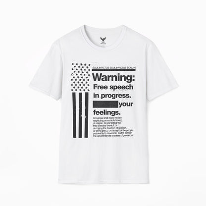 Warning: Free Speech T-shirt