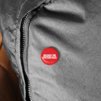 Release The Epstein Files 1" Button Pin