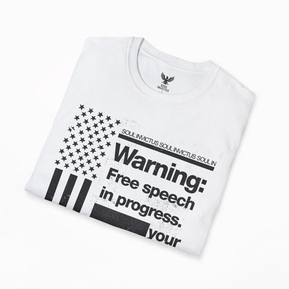 Warning: Free Speech T-shirt