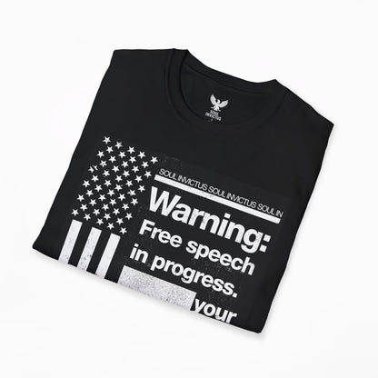 Warning: Free Speech T-shirt