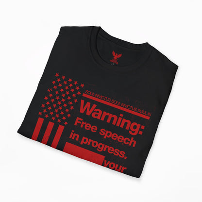 Warning: Free Speech T-shirt