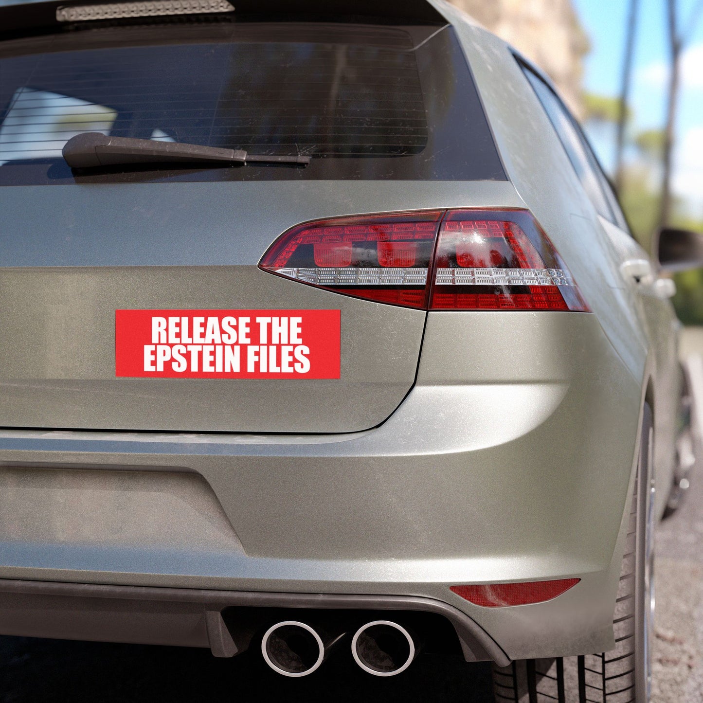 Release The Epstein Files | Car Magnet