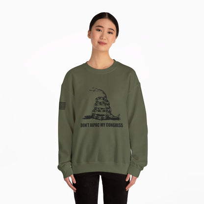 Don't Aipac My Congress Crewneck Sweatshirt