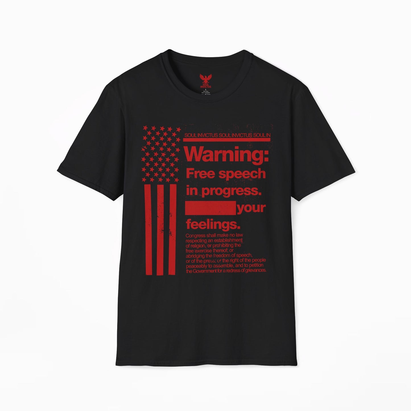 Warning: Free Speech T-shirt